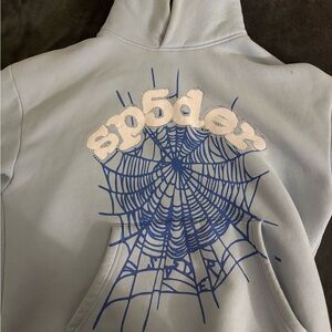 Spyder Men's Lightweight Hoodie - Gray and Blue